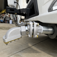 Pièces de pulvérisateur pour camions-citerne Hongchang International : Buse à soufflerie type bec de canard en alliage d'aluminium pour camions Jiefang Dongfeng CABS
