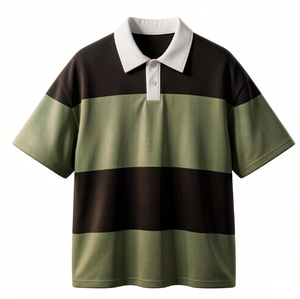 Camisa de Golf Casual de Negocios para Hombre, Personalizada, de Lona Transpirable, Manga Corta, Proveedor al por Mayor OEM ODM, Tejido de 180g - Product Image 5