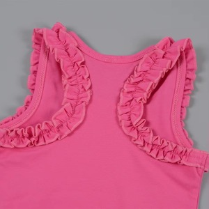 Trendy Girl Kids Tank Top Soft Stretch Fabric Comfortable Summer Everyday Style Girl Kids Tank Top Relaxed Fit Lightweight - Product Image 3