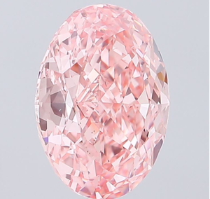 Diamante Cultivado en Laboratorio con Certificación IGI, 7.05 CT, Corte Ovalado Modificado Brillante, Color Rosa Intenso, Claridad VS2, LG 649458179 - Product Image 2