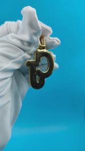 Colgante de Lujo Hip Hop con Letra Inicial Personalizada de Moissanita VVS Certificada, Diseño Iced, en Plata de Ley 925 - Product Image 6