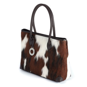 Sac à main en cuir de vachette de couleur unie, tendance, grande taille, haute qualité, prix abordable, sac à main pour femmes en cuir de vachette à vendre - Product Image 4