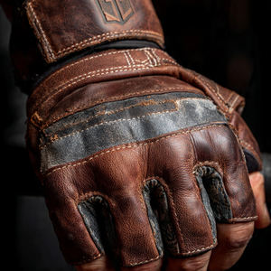 Guantes Deportivos para Entrenamiento de Levantamiento de Pesas, Guantes de Piel Sintética para Powerlifting, Guantes para Entrenamiento de Fisicoculturismo y Gimnasio - Product Image 4