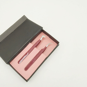 Pince à épiler pour cils, droite, en acier inoxydable, pour extensions de cils, outil professionnel d'extension de cils 964 - Product Image 4