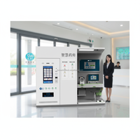 Huasheng Medical Fortschrittlicher Telemedizin-KI-gestützter Apotheken-Medikamenten-Verkaufsautomat Selbstbedienungs-Vital-Hub Medizinischer Kiosk HS-S550