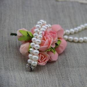 Collier de perles d'eau douce non nucléaires 8-9 mm, version coréenne presque finie, cadeau pour la fête des mères avec un cordon en cuir léger - Product Image 4