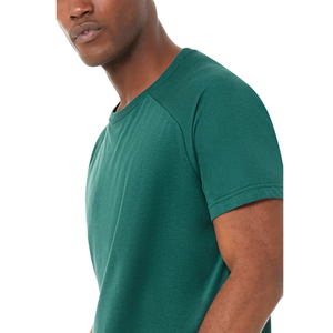 T-shirt de sport pour homme 100% coton respirant, écologique, à séchage rapide, décontracté, à manches courtes, pour l'entraînement physique - Product Image 5