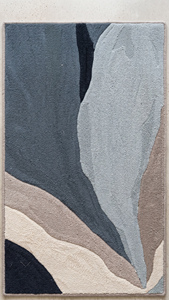 Tapis Jacquard Modernes Abstraits en Laine Tuftée à la Main à Poil Long – Écologiques, Adaptés aux Animaux, Extra Épais pour Salon - Product Image 6