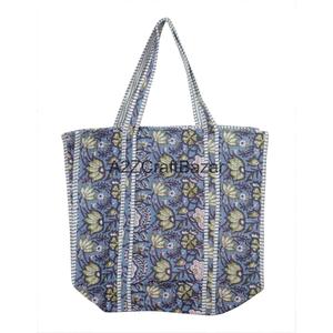Handmade 100% Pure Cotton Tote <b>Bag</b> with <b>Long</b> Handle Large Size for Gifts Parties Travel & Daily Use - Product Image 4