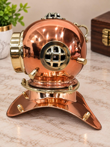 Reloj de Casco de Buceo Vintage, Decoración Náutica Marítima, Reloj de Buzo de Aguas Profundas, Artículo Coleccionable, Adorno Steampunk para Hogar u Oficina, Regalo - Product Image 2