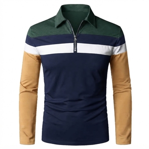 Polos de Algodón con Bordado Personalizado para Hombre, Color Sólido Informal, Secado Rápido, Moda de Verano, Marca Original, 220g, Polos de Golf - Product Image 3