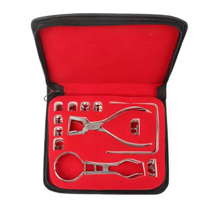 Kit de barrage en caoutchouc, pince perforatrice dentaire, forceps de serrage, instruments d'isolement endodontique en acier inoxydable CE pour dentistes - Product Image 2
