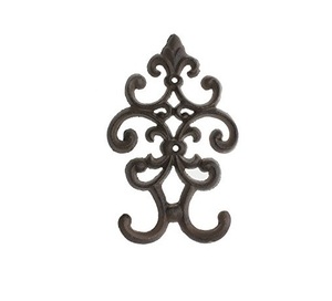 Handmade Heavy Duty Cast Iron Wall <b>Hook</b> Vintage Style Decorative Metal <b>Hook</b> for Coat Hat Towel Hanging Home Storage Solutions - Product Image 1