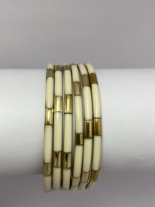 Custom Made Brass <b>Bangles</b>,cuffs and <b>Bangle</b> Sets Made From Resin Inlay & Embedded with Coloured Stones for Fashion Jewelry Stores - Product Image 3
