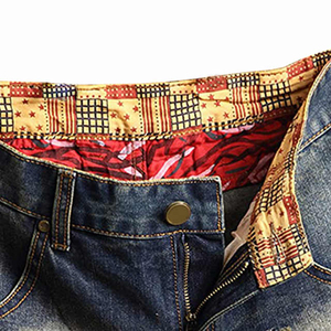 Pantalones Cortos de Mezclilla Rotos para Hombre, Cintura Media, Estilo Casual, 100% Algodón Tejido, Transpirable, Decoración Desgarrada - Product Image 6