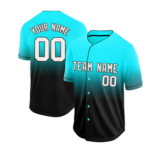 เสื้อเบสบอลชาย ไซส์ผู้ใหญ่ โพลีเอสเตอร์ 100% ระบายอากาศได้ดี เนื้อผ้านุ่ม ทนทาน ตะเข็บเย็บแน่น ยืดหยุ่นได้ ปรับแต่งชื่อทีมได้ แขนสั้น - Product Image 4