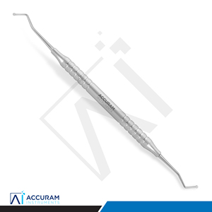 Kit d'instruments d'examen dentaire Accuram, 4 pièces, miroir dentaire, sonde, pince, acier inoxydable, ensemble de diagnostic dentaire CE - Product Image 3