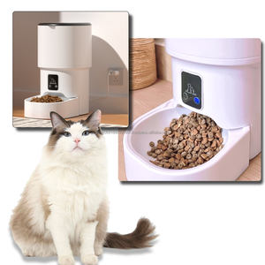 4L Automatic Smart <b>Pet</b> Feeder Touch Screen Dry <b>Food</b> Dispenser <b>for</b> Cats and Dogs OEM ODM Plastic Smart Dog and Cat Feeder - Product Image 2