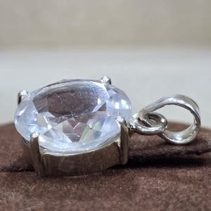 Joyería fina de plata 925, colgante de piedras preciosas de Aguamarina de corte esmeralda de excelente calidad, colgantes de diseño de ajuste de bisel hechos a mano - Product Image 5