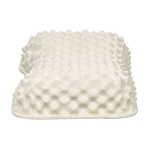 Oreiller de soutien cervical QUEEN LATEX, forme convexe, 200TC, textiles de maison écologiques durables, polyester/coton, prix de gros - Product Image 3