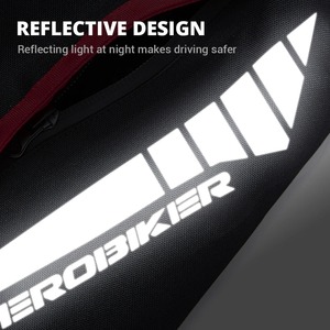 Motorcycle Leather Cordura Riding Pants with CE Removable <b>Knee</b> & Hip <b>Protectors</b> | Waterproof Biker Trousers | Hike Impex - Product Image 4