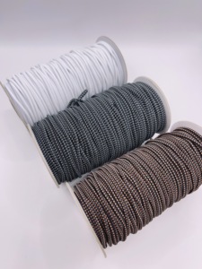 No.21 dark brown 1.2mm 288 yards <b>Braided</b> <b>Cord</b> Elastic 100% Nylon High Tenacity Eco-Friendly Bungee Rope for Home Textile - Product Image 6