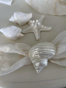 Prix d'usine Vietnam Tropical Luxury Napkin Ring Coastal Hotel Dining Elegant Conch Shell Mirror Eco-Friendly Handmade 10ml - Product Image 2