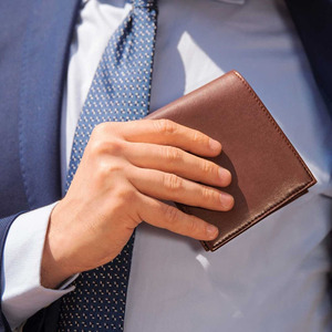 Portefeuille homme en cuir moderne, fin, minimaliste, anti-RFID, fournisseur en gros, OEM, export mondial, mode, à vendre - Product Image 3