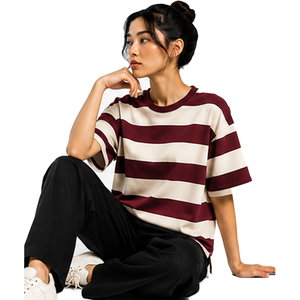 Camisetas Premium de Algodón para Mujer, Corte Holgado, Manga Corta, Estilo Casual Urbano, Personalizables, OEM, ODM, Marca Privada, Proveedor Mayorista - Product Image 5