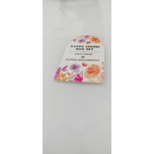 Etiqueta Rectangular de Cartulina Blanca Premium para Ropa, Etiqueta de Papel Impresa de 2 x 3 Pulgadas para Marcas de Moda y Boutiques - Product Image 3