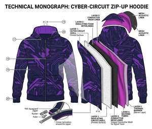 Sudadera con Capucha y Cremallera de Diseño Personalizado por Sublimación, Sudadera de Poliéster con Estampado Completo para Uso Casual y Entrenamiento Deportivo - Product Image 5