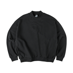 เสื้อสเวตเชิ้ตผ้าฟลีซปักลายสีดำแบบยูนิเซ็กซ์รุ่นใหม่ปี 2026 ขายส่งยอดนิยมสำหรับวัยรุ่นหญิงและผู้หญิง - Product Image 3