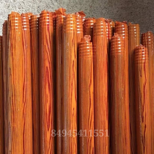 Manufacturer's Wholesale 120cm PVC <b>Mop</b> Stick Broom Grain Wooden Plastic Dustpans Making Machine 2-in-1 Ergonomic coffee color - Product Image 4