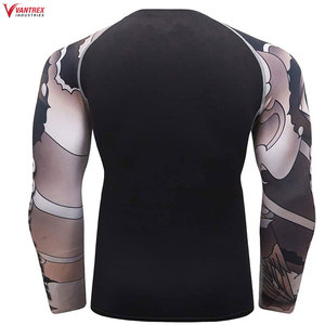เสื้อรัดรูประบายอากาศสำหรับผู้ชายระดับมืออาชีพ - ชุดกีฬาผ้ายืดสแปนเด็กซ์/โพลีเอสเตอร์สำหรับกีฬาทุกประเภทและกิจกรรมกลางแจ้ง - Product Image 3