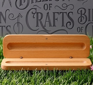 Factory Wholesale Handmade Wooden Pen <b>Box</b> Holder Display Gift <b>Box</b> Solid Wood Business Corporate Gift Packaging - Product Image 4