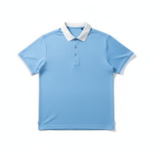 Polo sans couture pour homme, séchage rapide, sport, fitness, manches courtes, design personnalisé, polo classique pour le sport - Product Image 6
