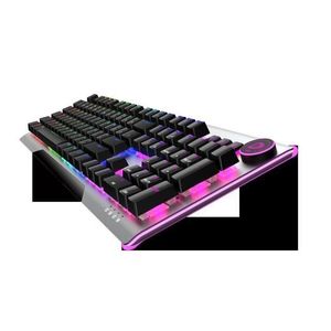 EK925 II <b>RGB</b> LED Rainbow Backlit Wired Mechanical Gaming <b>Keyboard</b> Yellow Switches Windows Compatible PC 104 Keys - Product Image 2