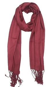 Viscose Pashmina Shawl Winter Scarf Customized Design Solid Color High Quality Warm Soft Scarves Women Men <b>Hijab</b> Shawls - Product Image 6