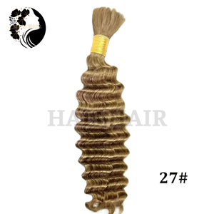 Extensiones de cabello humano Remy vietnamita Natural 100%, ondas profundas a granel, tramas dobles individuales dibujadas, todos los colores, teñido, permanente, súper cabello - Product Image 2