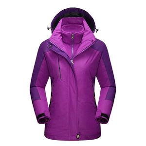 Waterproof Outdoor Jacket Men Women Fleece Inner Detachable Hood Windproof Winter Ski Hiking Coat Wholesale OEM - Product Image 3