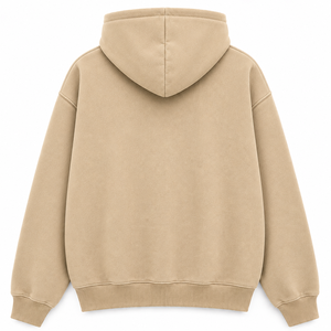Sweat-shirt à capuche coupe classique pour homme, couleur unie, 100 % coton molletonné, décontracté, avec poches, idéal pour l'hiver, respirant et écologique - Product Image 2
