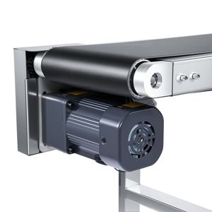 Nastro Trasportatore Motorizzato in Acciaio Inossidabile Resistente 59 x 7,8 Pollici, Tavolo Trasportatore da 7,8 Pollici per Applicazioni di Codifica a Getto d'Inchiostro - Product Image 1