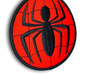 Patch thermocollant ou à coudre Spider Logo, broderie haute qualité en rayonne, applique <span class=keywords><strong>Spiderman</strong></span> pour vêtements par MEHMOOD APPARELS - Product Image 3