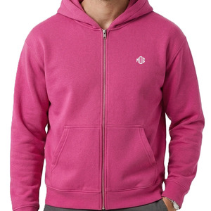 เสื้อฮู้ดซิปผ้าฝ้ายฟลีซหนานุ่มสำหรับผู้ชาย ทรงโอเวอร์ไซส์ สไตล์สตรีทแวร์ รับทำโลโก้ ออกแบบได้ตามต้องการ ขายส่ง MOQ ต่ำ - Product Image 2