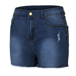 Women High Waist Washed Denim Shorts Casual Summer Comfortable Daily Wear Bottom Women High Rise Denim Shorts Comfortable Casual - Product Image 6
