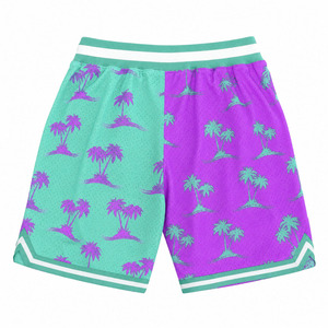 Shorts de basketball personnalisés à prix abordable, nouvelle couleur, pour hommes, vêtements de sport, séchage rapide, polyester double, vente en ligne - Product Image 6