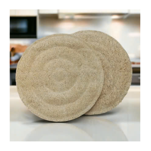 Natural Oval <b>Bath</b> <b>Sponge</b> All Natural Plant-Based Scrubber for Adults Plain Style - Product Image 1
