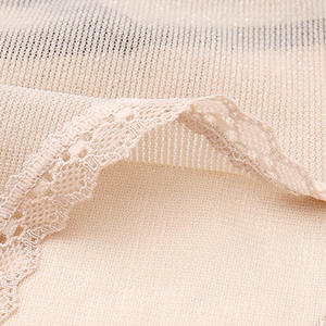 Paquete de 3 Bragas de Malla para Mujer, Color Rosa, Beige y Verde, con Ribete de Encaje, Lencería Sexy, Transparente, Delgada, de Spandex y Nailon - Product Image 6