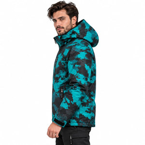 Veste de ski coupe-vent imperméable à fermeture éclair, multi-poches, nouvelle arrivée, camouflage, matière douce, veste de pluie et de neige - Product Image 5