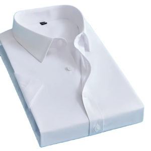 เสื้อเชิ้ตแขนสั้นสำหรับผู้ชาย สวมใส่ทำงานได้ เหมาะสำหรับธุรกิจและลำลอง ผ้าคุณภาพสูง ตัดเย็บพอดีตัว รุ่นใหม่ - Product Image 5